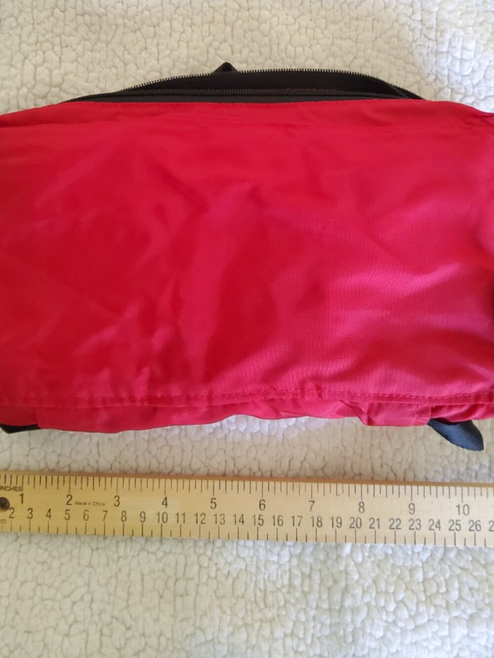 Outdoor Research Red Zip Travel Pouch Organizer Bag Vintage Made in USA Seattle - Picture 5 of 6